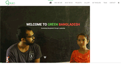 Desktop Screenshot of greenbangladesh.org