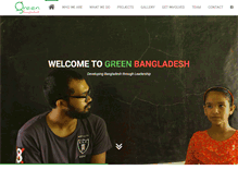 Tablet Screenshot of greenbangladesh.org